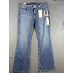 NWT Levi's 526 Jeans Womens 12 Slender Boot Cut Mid Rise Blue Denim Medium Wash